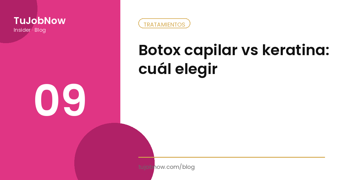 Botox capilar vs keratina: cuál elegir