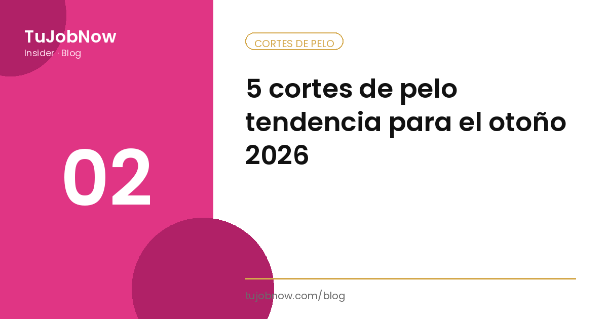 5 cortes de pelo tendencia para el otoño 2026