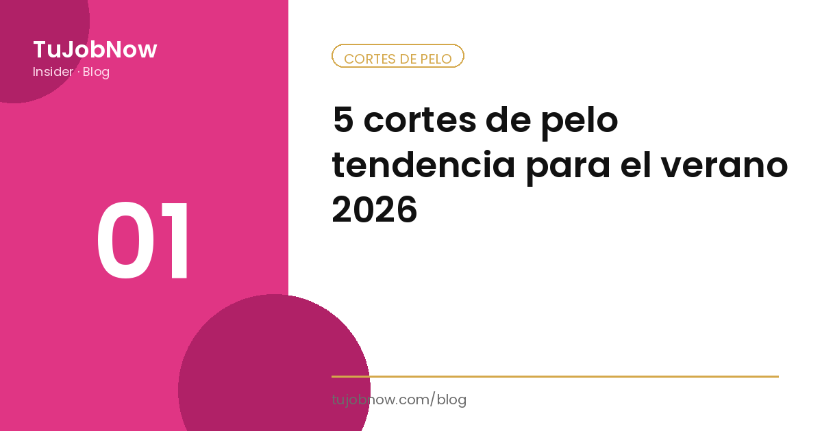 5 cortes de pelo tendencia para el verano 2026